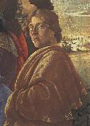 Sandro Botticelli Detail from the Adoraton of the Magi France oil painting artist